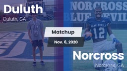 Matchup: Duluth vs. Norcross  2020