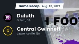 Recap: Duluth  vs. Central Gwinnett  2021