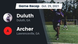 Recap: Duluth  vs. Archer  2021
