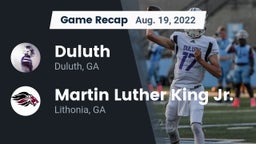 Recap: Duluth  vs. Martin Luther King Jr.  2022