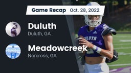 Recap: Duluth  vs. Meadowcreek  2022