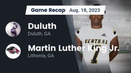 Recap: Duluth  vs. Martin Luther King Jr.  2023