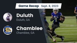 Recap: Duluth  vs. Chamblee  2023