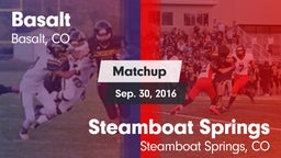 Matchup: Basalt vs. Steamboat Springs  2016
