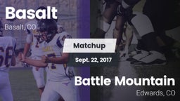 Matchup: Basalt vs. Battle Mountain  2017