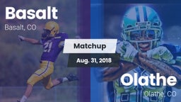 Matchup: Basalt vs. Olathe  2018