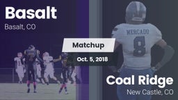 Matchup: Basalt vs. Coal Ridge  2018