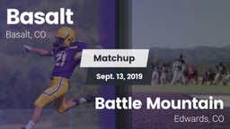 Matchup: Basalt vs. Battle Mountain  2019