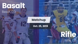 Matchup: Basalt vs. Rifle  2019