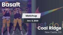 Matchup: Basalt vs. Coal Ridge  2020