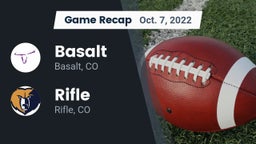 Recap: Basalt  vs. Rifle  2022