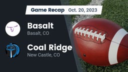 Recap: Basalt  vs. Coal Ridge  2023
