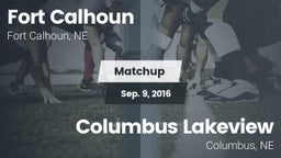 Matchup: Fort Calhoun High vs. Columbus Lakeview  2016