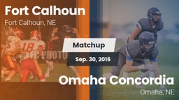 Matchup: Fort Calhoun High vs. Omaha Concordia  2016