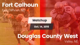 Matchup: Fort Calhoun High vs. Douglas County West  2016