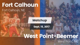 Matchup: Fort Calhoun High vs. West Point-Beemer  2016