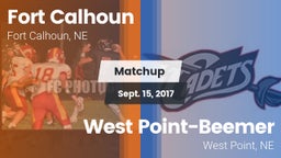 Matchup: Fort Calhoun High vs. West Point-Beemer  2017