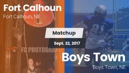 Matchup: Fort Calhoun High vs. Boys Town  2016