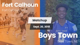 Matchup: Fort Calhoun High vs. Boys Town  2018