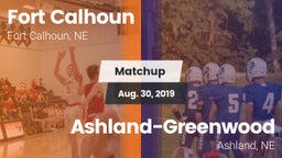 Matchup: Fort Calhoun High vs. Ashland-Greenwood  2019
