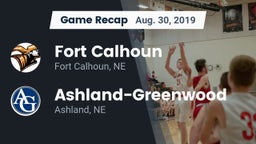 Recap: Fort Calhoun  vs. Ashland-Greenwood  2019