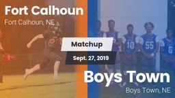 Matchup: Fort Calhoun High vs. Boys Town  2019