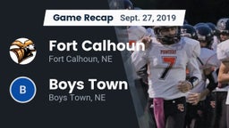 Recap: Fort Calhoun  vs. Boys Town  2019