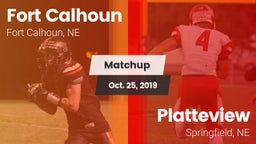 Matchup: Fort Calhoun High vs. Platteview  2019