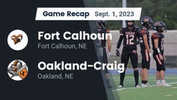 Recap: Fort Calhoun  vs. Oakland-Craig  2023