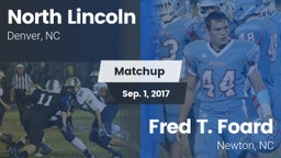 Matchup: North Lincoln vs. Fred T. Foard  2017