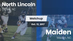 Matchup: North Lincoln vs. Maiden  2017