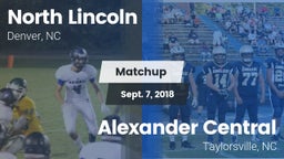 Matchup: North Lincoln vs. Alexander Central  2018