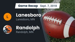 Recap: Lanesboro  vs. Randolph  2018