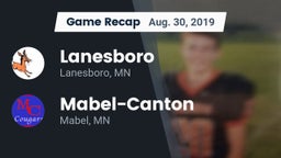 Recap: Lanesboro  vs. Mabel-Canton  2019