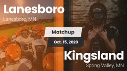 Matchup: Lanesboro vs. Kingsland  2020