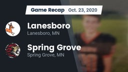 Recap: Lanesboro  vs. Spring Grove  2020