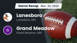Recap: Lanesboro  vs. Grand Meadow  2020