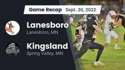 Recap: Lanesboro  vs. Kingsland  2022