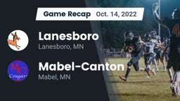 Recap: Lanesboro  vs. Mabel-Canton  2022