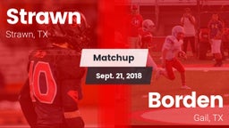 Matchup: Strawn vs. Borden  2018