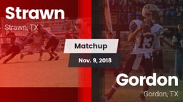 Matchup: Strawn vs. Gordon  2018