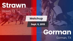 Matchup: Strawn vs. Gorman  2019