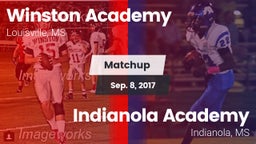 Matchup: Winston Academy vs. Indianola Academy  2017