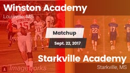 Matchup: Winston Academy vs. Starkville Academy  2017