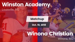 Matchup: Winston Academy vs. Winona Christian  2018