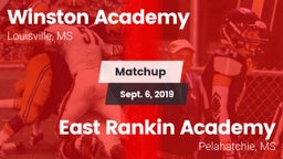 Matchup: Winston Academy vs. East Rankin Academy  2019