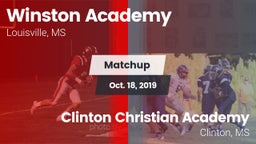 Matchup: Winston Academy vs. Clinton Christian Academy  2019