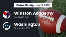 Recap: Winston Academy  vs. Washington  2023