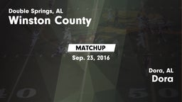 Matchup: Winston County vs. Dora  2016
