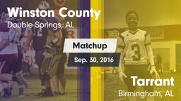 Matchup: Winston County vs. Tarrant  2016